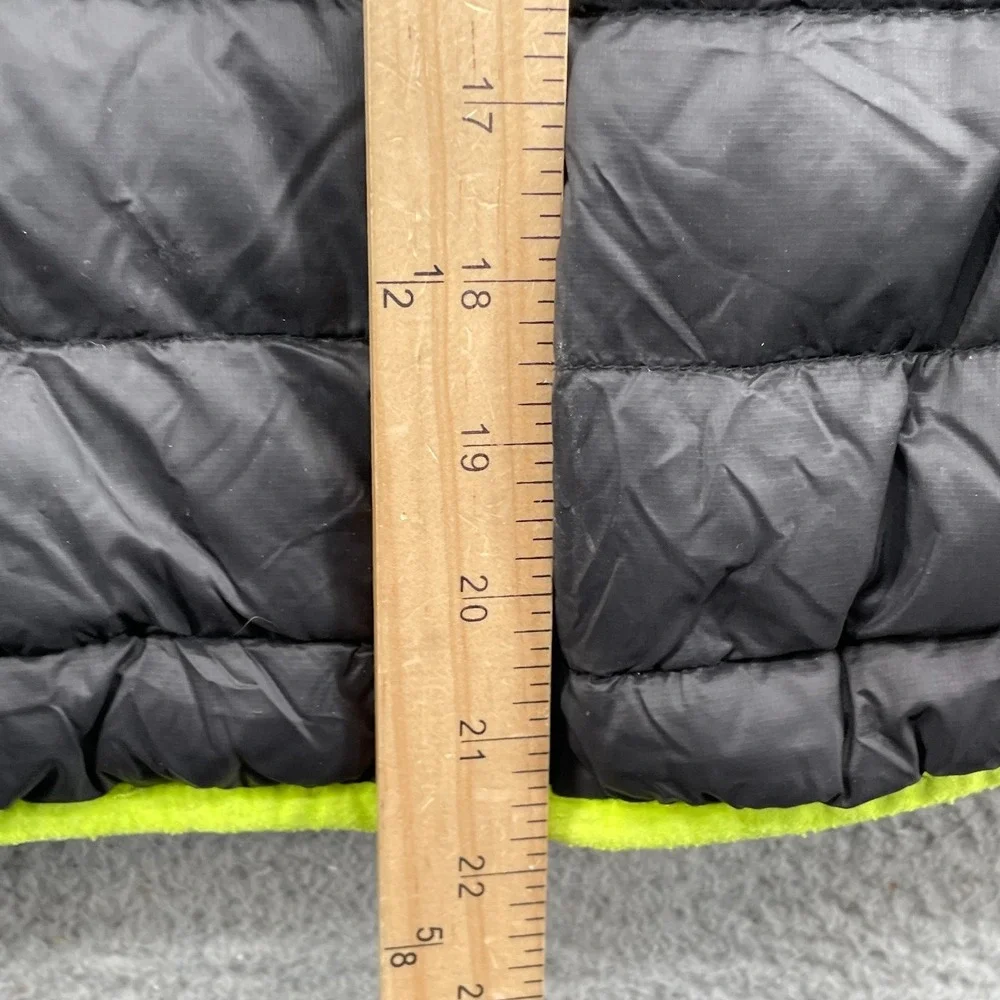 Eddie Bauer Goose Puffer Jacket Kids M 10-12 Reversible Outdoor Hike Camp Snow